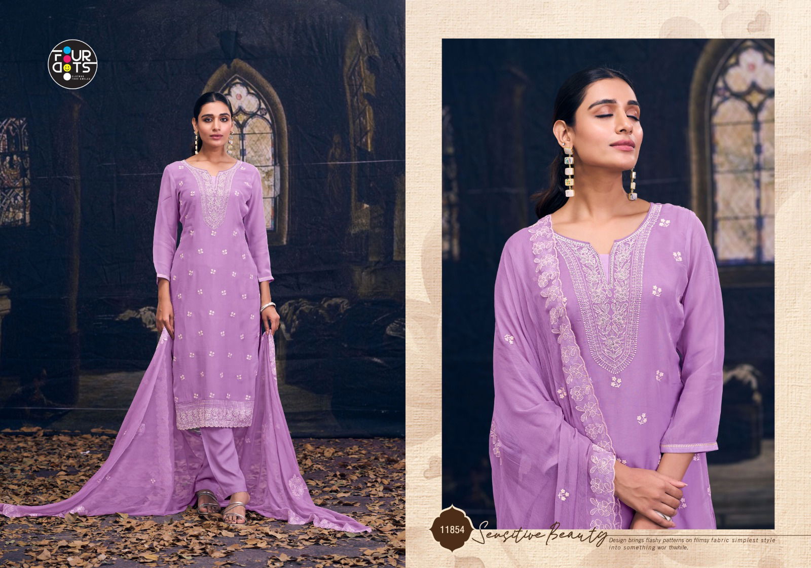 Gianna By Fourdots Viscose Designer Salwar Suits Wholesalers In Delhi